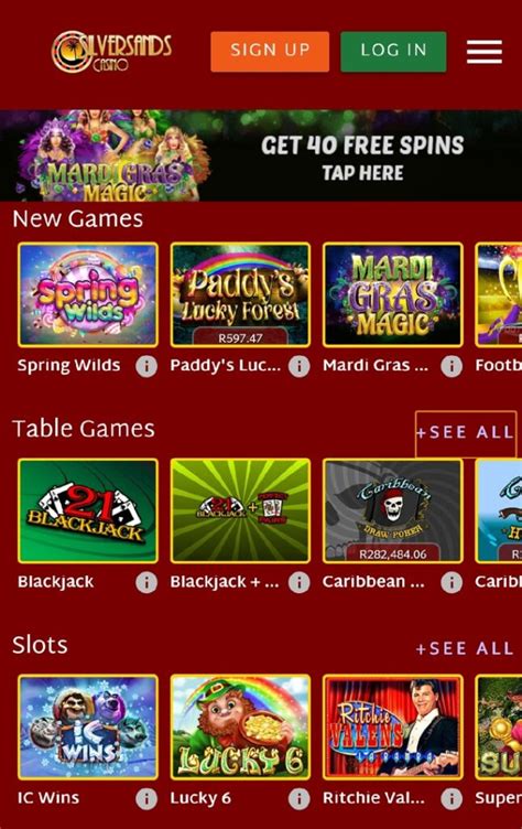 Mobile app casino At SilverSands .